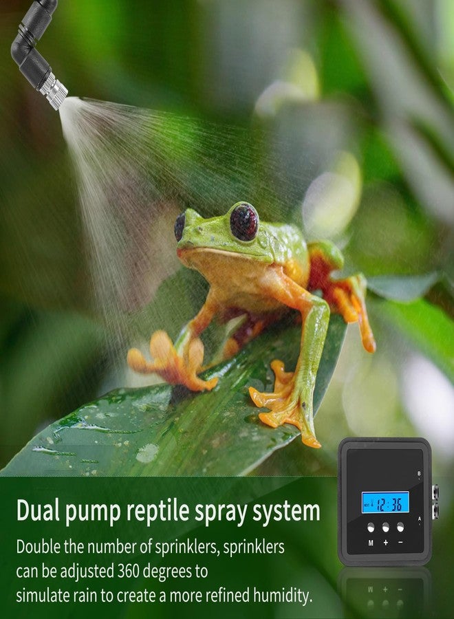 DAOTAILI Reptile Mister System with Timer & Dual Pump | 360° Adjustable Nozzles for Terrariums, Paludariums & Plants - Image 2